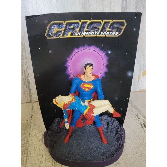 DC Direct crisis on infinite Earth Superman Supergirl collectible figure comics - Picture 1 of 16